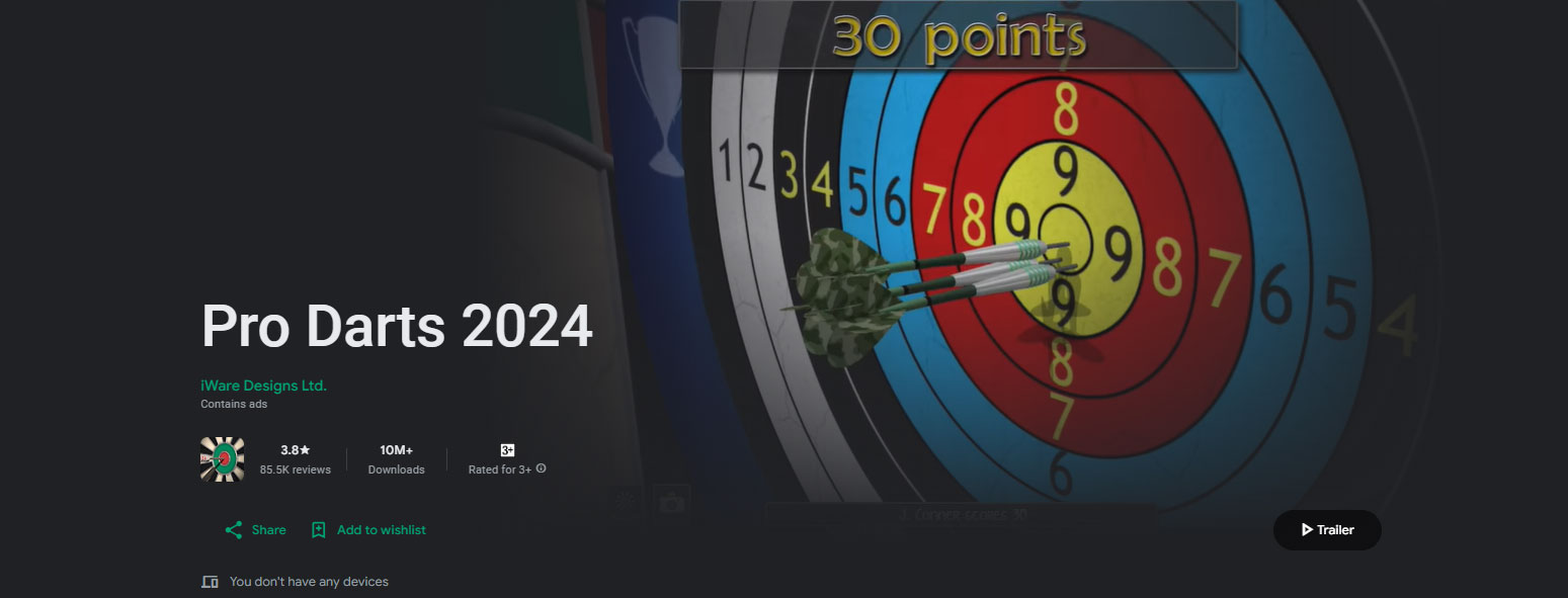 بازی Pro Darts 2024